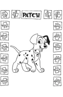 101 Dalmatiërs kleurplaat 12